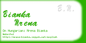bianka mrena business card